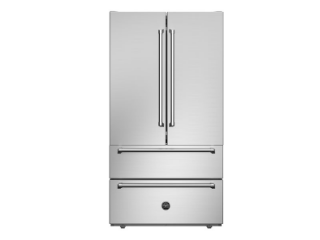 Picture of Bertazzoni Master Series French Door 90cm Fridge Freezer Stainless Steel - Master Handles