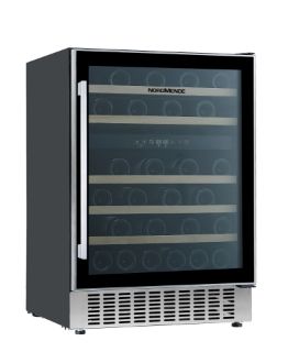 Picture of NordMende 60cm Free Standing Built In Wine Cooler 46 Bottle Dual Zone Slim Inox Frame