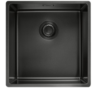 Picture of Franke Mythos Masterpiece Undermounted-Inset  Coloured Semi-integrated BSW & Hygienic Overflow Plus Bottom Grid in Anthracite