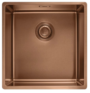 Picture of Franke Mythos Masterpiece Undermounted-Inset  Coloured Semi-integrated BSW & Hygienic Overflow Plus Bottom Grid in Copper