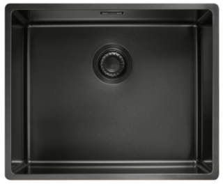 Picture of Franke Mythos Masterpiece Undermounted-Inset  Coloured Semi-integrated BSW & Hygienic Overflow Plus Bottom Grid in Anthracite