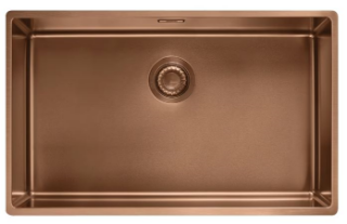 Picture of Franke Mythos Masterpiece Undermounted-Inset  Coloured Semi-integrated BSW & Hygienic Overflow Plus Bottom Grid in Copper