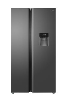 Picture of TCL Free Standing Side-by-Side Refrigerator Water Dispenser Quartz Grey