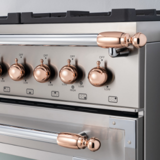 Picture of Bertazzoni Heritage Series Shiny Copper Kit for Cooker & Hood