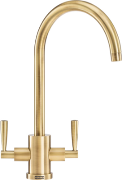 Picture of Franke Olympus Swan Neck Lever Handles Tap Brass