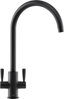 Picture of Franke Ascona Single Flow Swivel Spout Chrome Matt Black