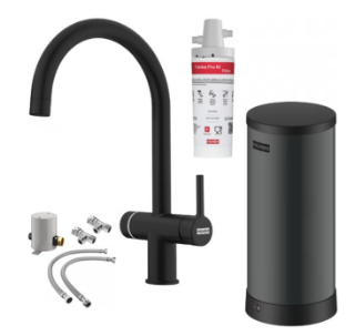 Picture of Franke Maris Water Hub 4-in-1 Electronic Matt Black  7L Tank KIT