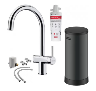 Picture of Franke Maris Water Hub 4-in-1 Electronic Chrome 7L Tank Kit