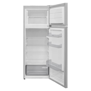 Picture of NordMende 54cm Freestanding 144cm Top Mount Low Frost Fridge Freezer Silver