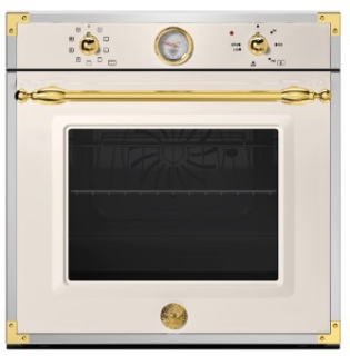 Picture of Bertazzoni Heritage 60cm Oven 9 functions Ivory and Gold