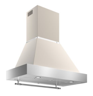 Picture of Bertazzoni Heritage Chimney Hood 100cm Wall Mounted Ivory