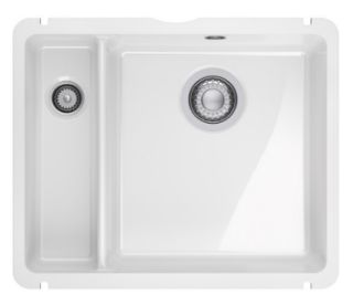 Picture of Franke Kubus 1.5 Bowl Undermounted Sink Ceramic Glossy White