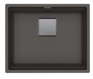 Picture of Franke Kubus Single Bowl Undermounted Sink Fragranite Slate Grey 52cm