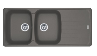 Picture of Franke Antea Double Bowl 970 x 500 Reversible Sink Fragranite Stone Grey