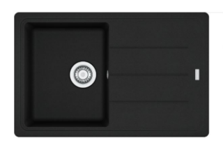 Picture of Franke Basis Single Bowl Inset Sink Reversible Fragranite Matt Black