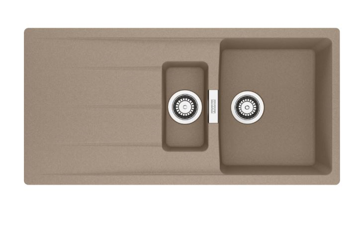 Gowan Home Franke Centro 1 5 Bowl Fragranite Inset Sink Oyster
