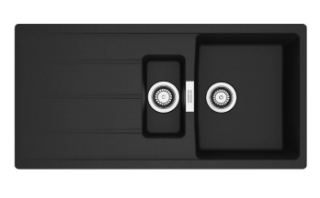 Picture of Franke Centro 1.5 Bowl Fragranite Inset Sink Matt Black