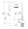 Picture of Franke Active J Dual Spray Pull Down Chrome