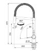 Picture of Franke Active Semi-Pro  Pull-Out Spray Matt Black Eco Cartridge