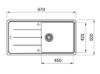 Picture of Franke Basis Single Bowl Inset Sink Reversible Fragranite Oyster