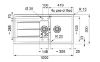 Picture of Franke Centro 1.5 Bowl Fragranite Inset Sink Stone Grey