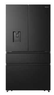 Picture of Hisense 91.4cm x 178.5cm Freestanding 4 French Door Non-Plumbed Water Dispenser 579L Black Stainless Steel