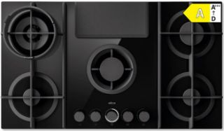 Picture of Elica 88cm NikolaTesla FLAME BLACK Aspirating Gas Hob - Recycling Plinth-out Included in the Box