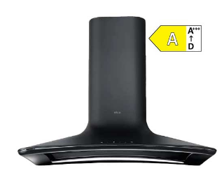 Picture of Elica 85cm Sweet Chimney Hood Moon Black + CAM