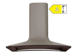 Picture of Elica 85cm Sweet Chimney Hood Taupe + CAM