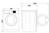 Picture of Whirlpool Freestanding 9KG Freshcare Plus Heatpump Dryer Gunmetal