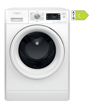 Picture of Whirlpool Freestanding 9KG 6KG Freshcare Plus Washer Dryer White