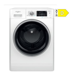 Picture of Whirlpool Freestanding 11KG 7KG Freshcare Plus Washer Dryer White