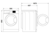 Picture of Whirlpool Freestanding 8KG Freshcare Plus Washing Machine White
