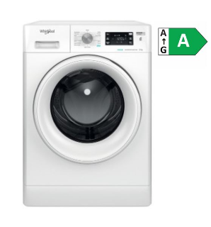 Picture of Whirlpool Freestanding 8KG Freshcare Plus Washing Machine White