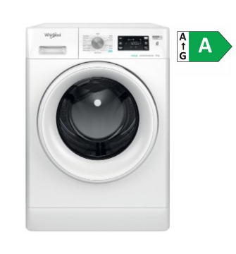 Picture of Whirlpool Freestanding 8KG Freshcare Plus Washing Machine White