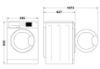 Picture of Whirlpool Freestanding 9KG Freshcare Plus Washing Machine White