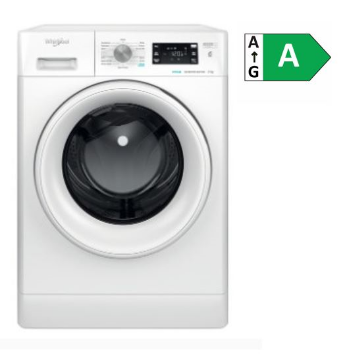 Picture of Whirlpool Freestanding 9KG Freshcare Plus Washing Machine White