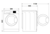 Picture of Whirlpool Freestanding 10KG Supreme Silence Washing Machine Gunmetal A-30% Energy Rating