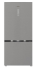 Picture of Whirlpool 83cm Freestanding Dual Door No Frost Fridge Freezer Pearl Inox