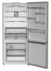 Picture of Whirlpool 83cm Freestanding Dual Door No Frost Fridge Freezer Pearl Inox