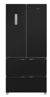 Picture of Whirlpool 83cm Freestanding French Door with Freezer Drawers No Frost Fridge Freezer Dark Inox
