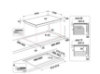 Picture of Whirlpool 90cm 5 x Zone with 2 x Bridge Zones Heatcontrol Induction Hob 