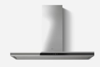Picture of Elica 120cm Element Chimney Hood Stainless Steel and Black Glass
