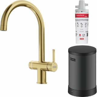 Picture of Franke Maris Water Hub 3-in-1 Electronic Matt Gold 4L Tank 
