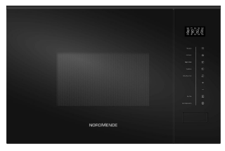 Picture of NordMende 20L Built In Microwave + Grill Wall Mounted Black Glass
