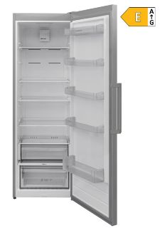 Picture of NordMende 60cm Freestanding 186cm Tall Larder Fridge Real Stainless Steel