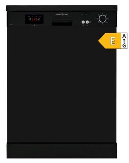 Picture of NordMende F/S 60cm Dishwasher Black