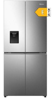 Picture of Hisense 79.4cm x 178.5cm Freestanding 4 Door Cross Door Non-plumbed Water Dispenser 482L Stainless Steel