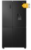 Picture of Hisense 91cm x 179.5cm Freestanding Side by Side Non-Plumbed Water Dispenser 649L Black Stainless Steel