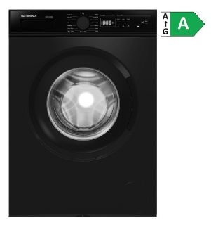 Picture of NordMende Matt Black 8kg Washing Machine 1200rpm Inverter Motor A Rated